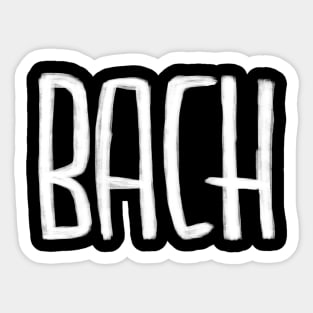 Johann Sebastian Bach, Classical Composer: Bach Sticker